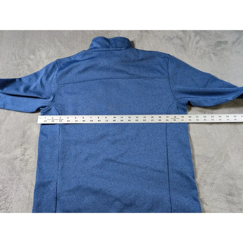 Flaw The North Face Canyonlands 1/2 Zip Fleece Mens M Blue Pullover Sweater